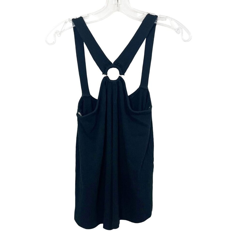 NEW Michael Stars‎ Imani Halter Top Black Open Back - Size Medium